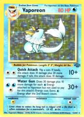 Vaporeon - 12/64 - Holo Rare - Unlimited Edition